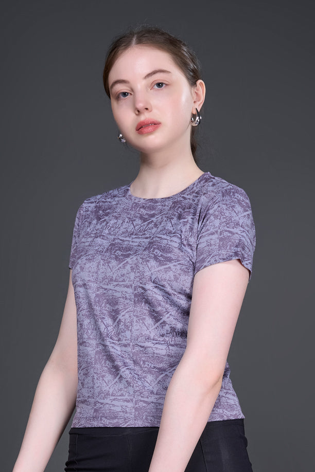 Women Slim Fit Sports T-shirt with COOLEX