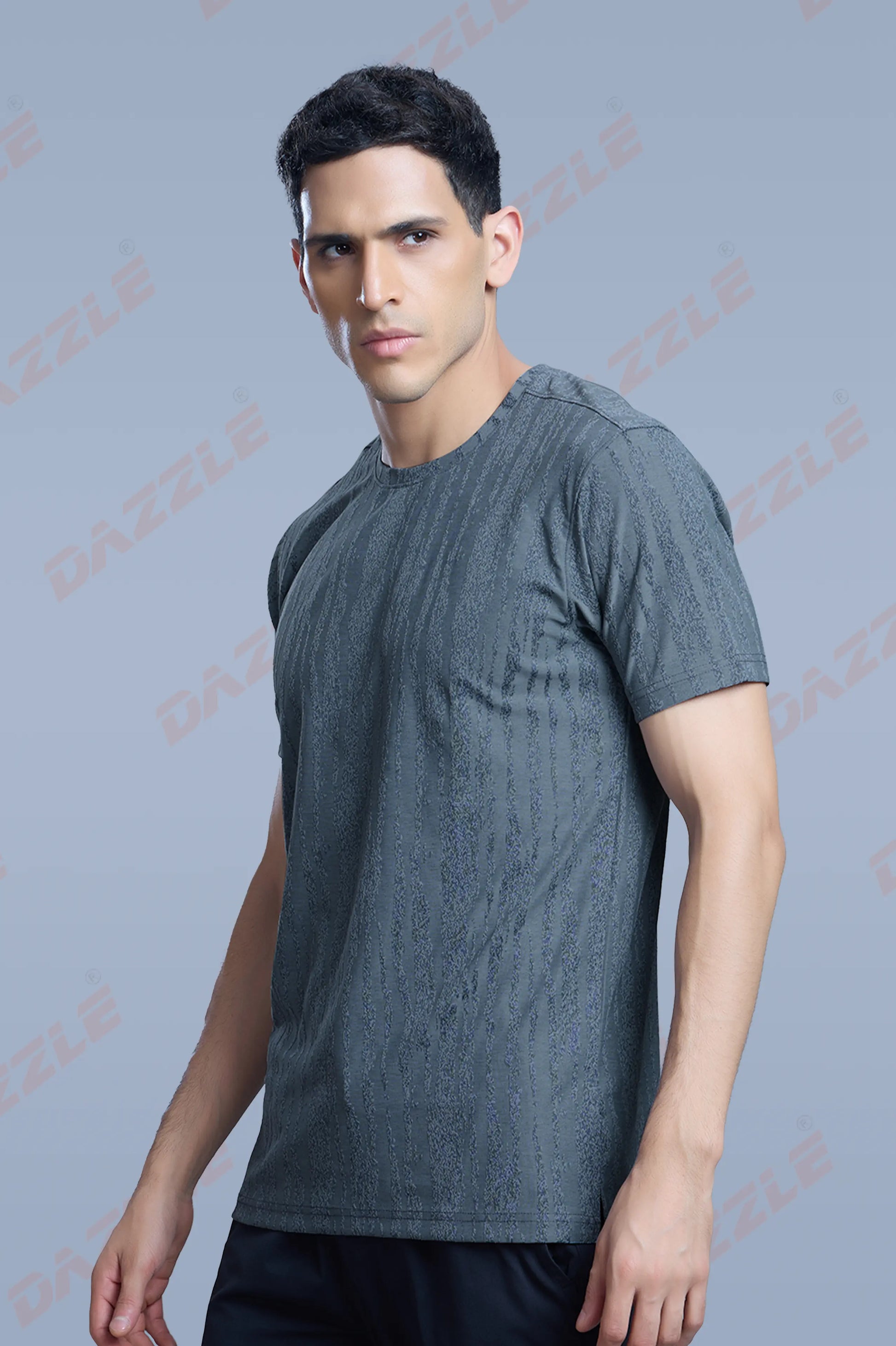 GRACE T SHIRT- BLUE GREY