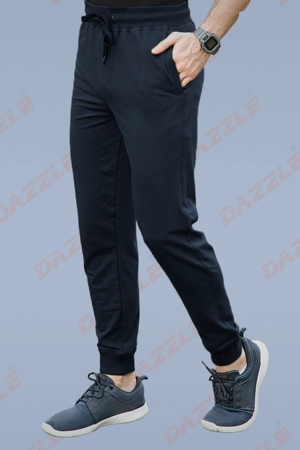 RICH COTTON JOGGER - NAVY BLUE