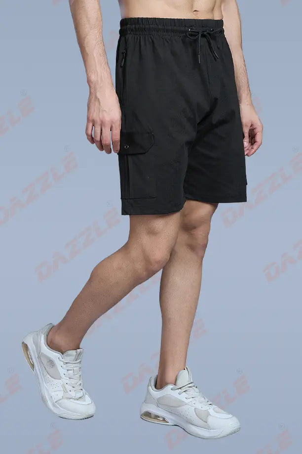 POWER CARGO SHORT - BLACK