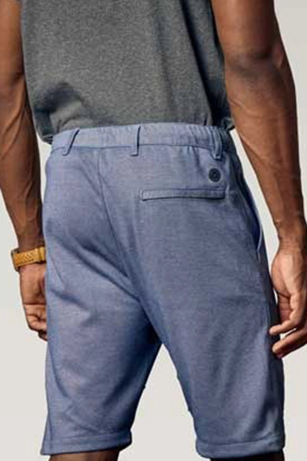 ALL TIME COTTON LONG SHORT - DENIM BLUE
