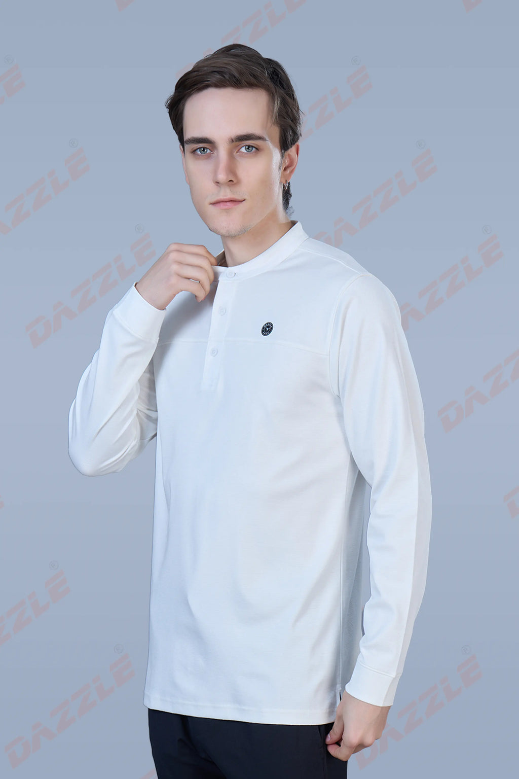 ATLAS FULL SLEEVES T-SHIRT - WHITE