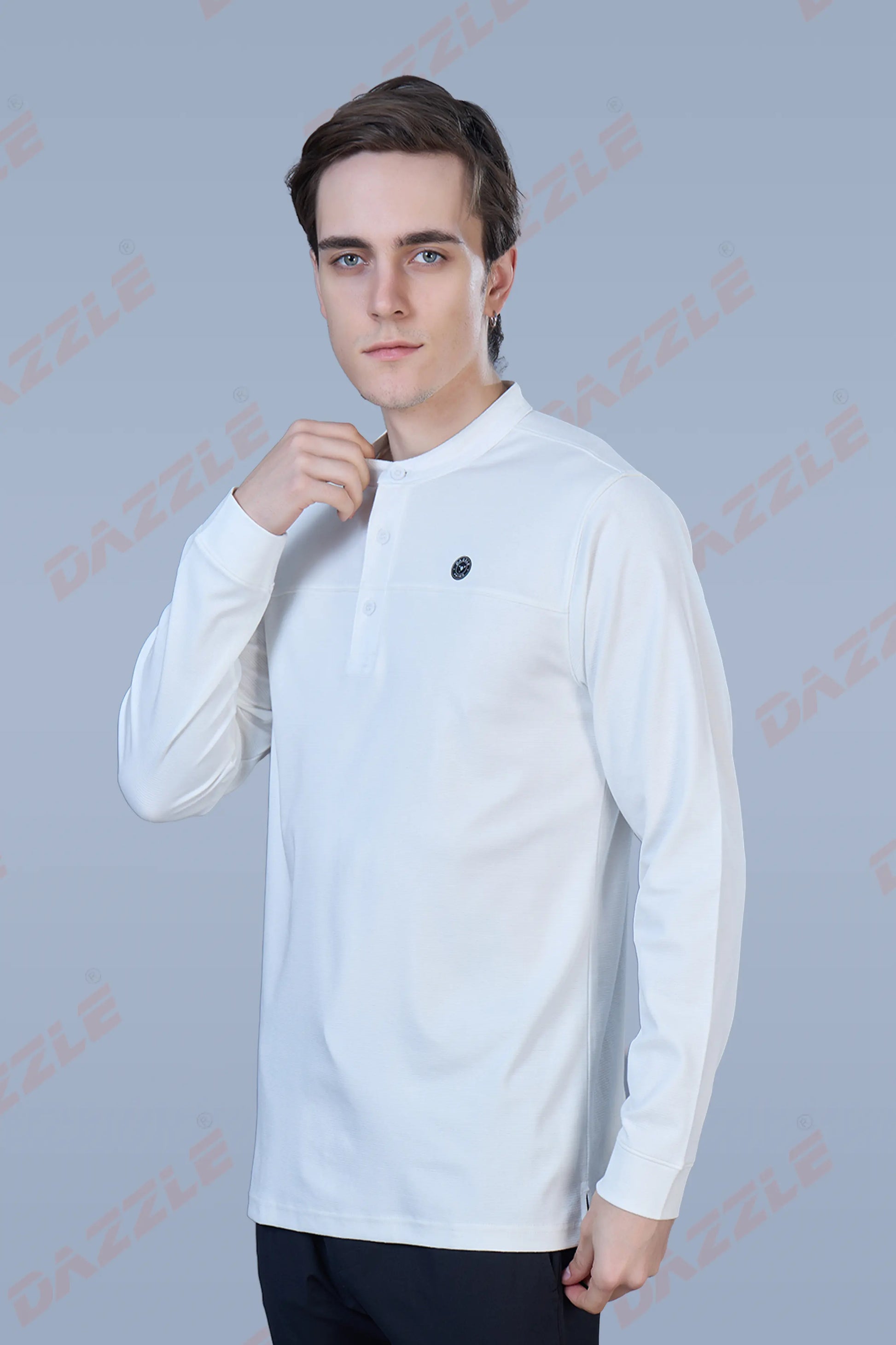 ATLAS FULL SLEEVES T-SHIRT - WHITE