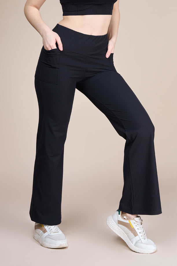 Women Stretch Flare Pants with QUADREX