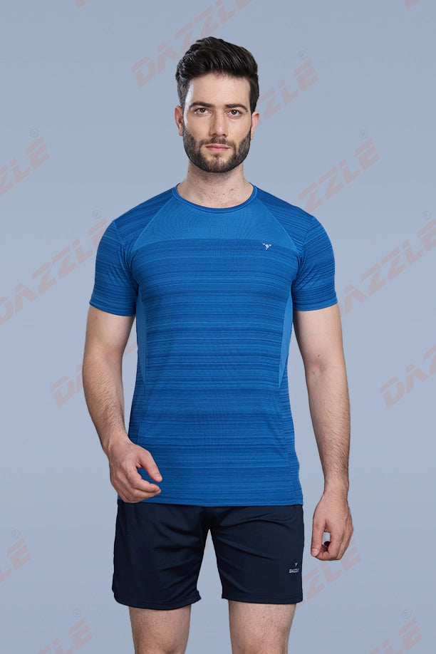 CRAZY FANCY ROUND NECK T-SHIRT - AIR FORCE