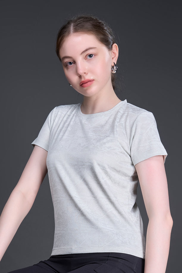 Women Slim Fit Sports T-shirt with COOLEX