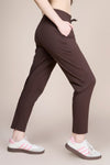 Women Solid Regular Fit Track Pants with COTEX