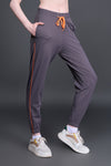 Women Solid Regular Fit Joggers with COTEX
