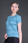 Women Slim Fit Sports T-shirt with COOLEX