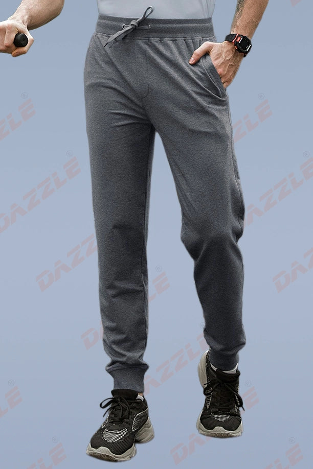 RICH COTTON JOGGER - ANTHRA