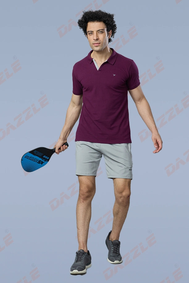 MATTY SLIM FIT T- SHIRT - ITALIAN PLUM
