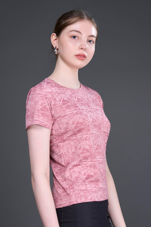 Women Slim Fit Sports T-shirt with COOLEX
