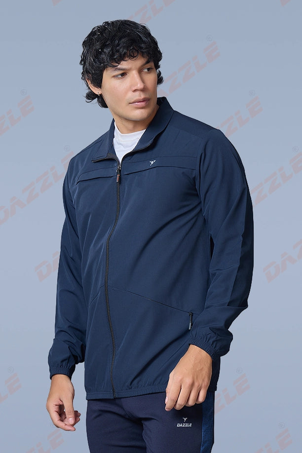 RACE JACKET - NAVY BLUE