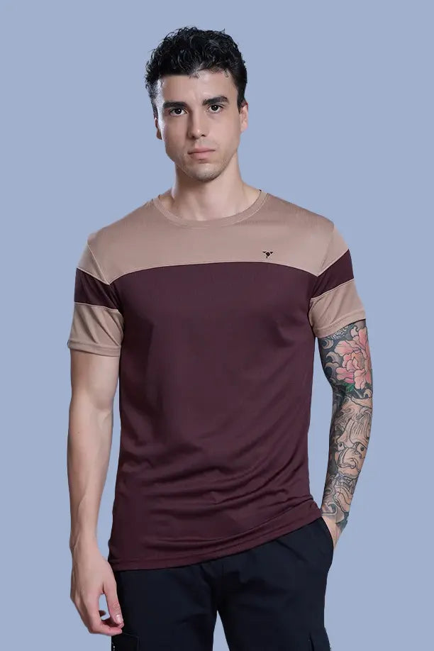 Men Slim Fit Round Neck Tee with PRIDE