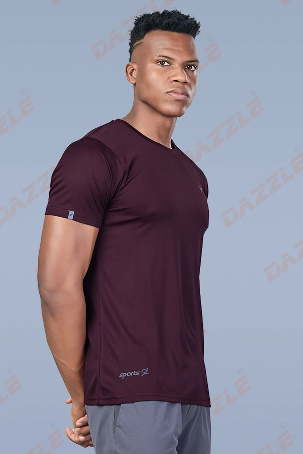 FLY T SHIRT-MAROON