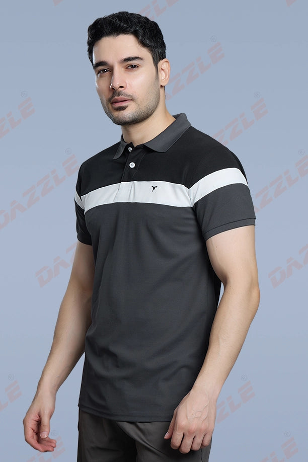 CRAZY MATTY TRENDY T-SHIRT - DARKGREY