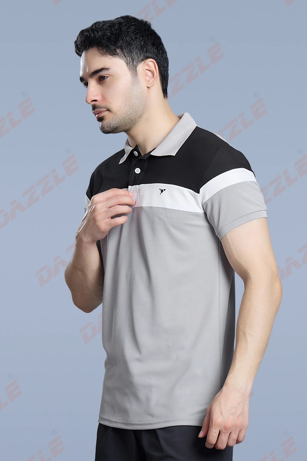 CRAZY MATTY TRENDY T-SHIRT - GREY
