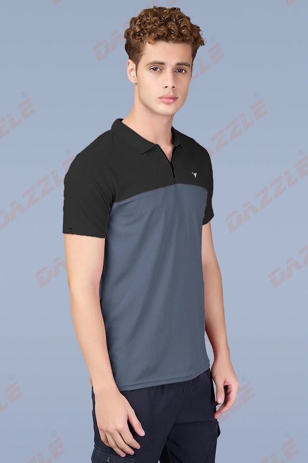 SPRING T SHIRT - BLACK DARKGREY