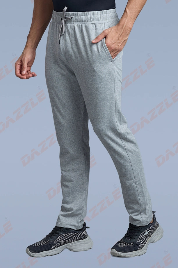 COTTON LYCRA TRACK - LIGHT GREY
