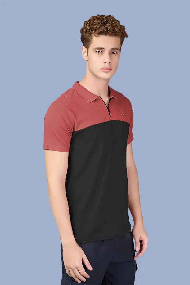 SPRING T SHIRT - BRICK BLACK