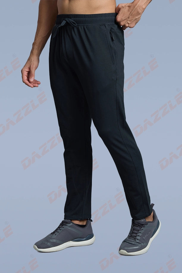 COTTON LYCRA TRACK - BLUE GREY