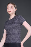 Women Slim Fit Sports T-shirt with COOLEX