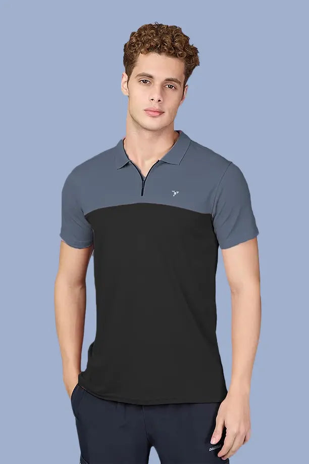 SPRING T SHIRT - DARKGREY BLACK