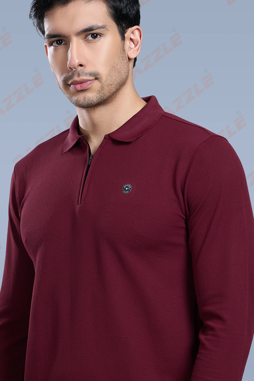 TANGY FULL SLEEVE TSHIRT - MAROON