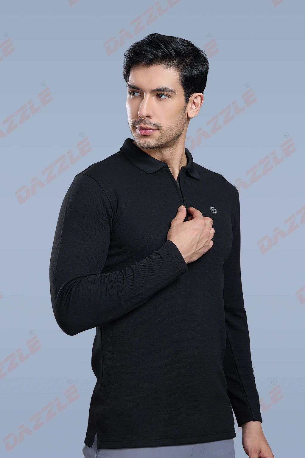 TANGY FULL SLEEVE TSHIRT - BLACK