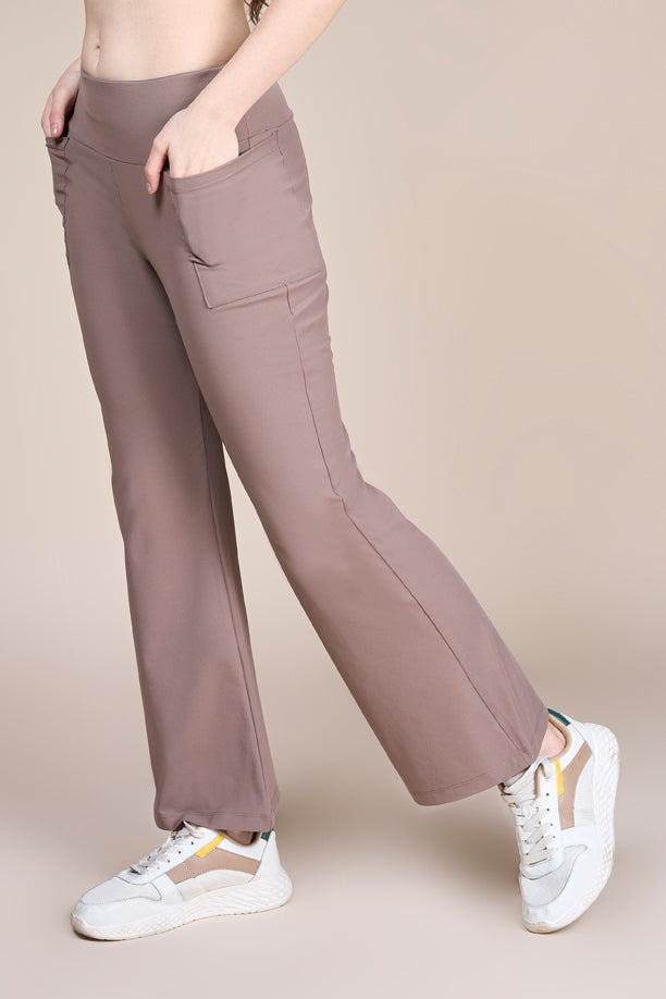 Women Stretch Flare Pants with QUADREX
