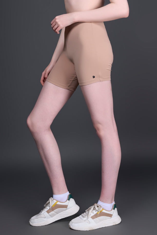 Women Solid Cycling Shorts Pack of 2 with QUADREX