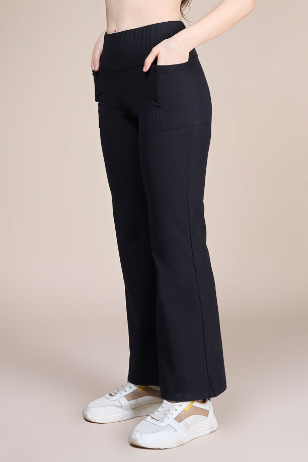 Women Stretch Flare Pants with QUADREX