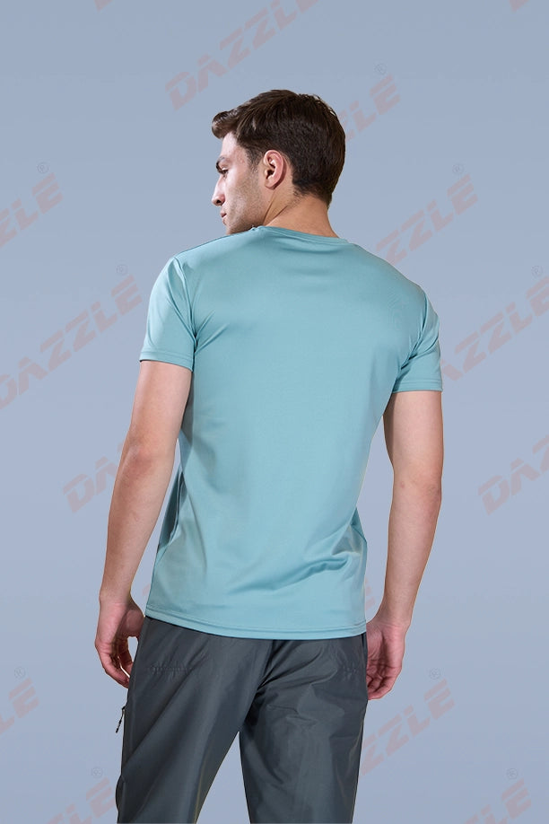 BUTTER LYCR R-NECK T-SHIRT - PISTA