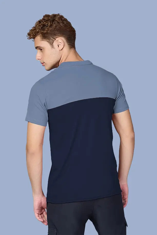 SPRING T SHIRT - DARKGREY NAVYBLUE