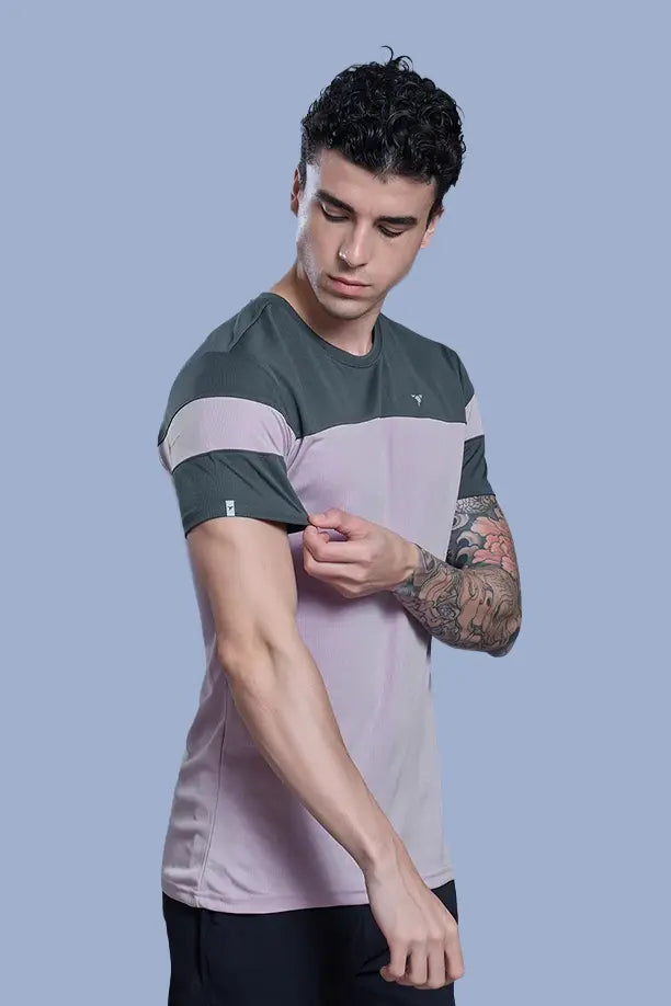 Men Slim Fit Round Neck Tee with PRIDE