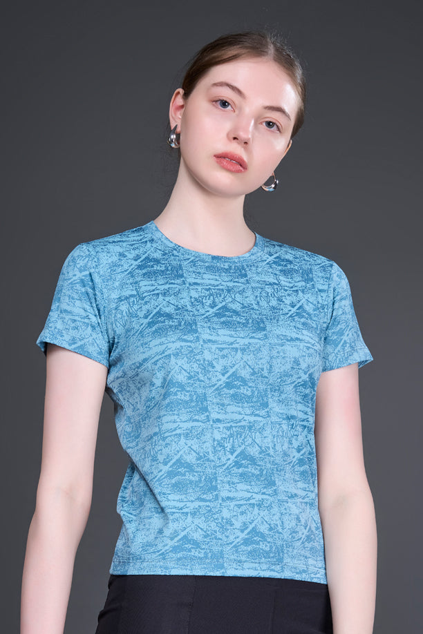 Women Slim Fit Sports T-shirt with COOLEX