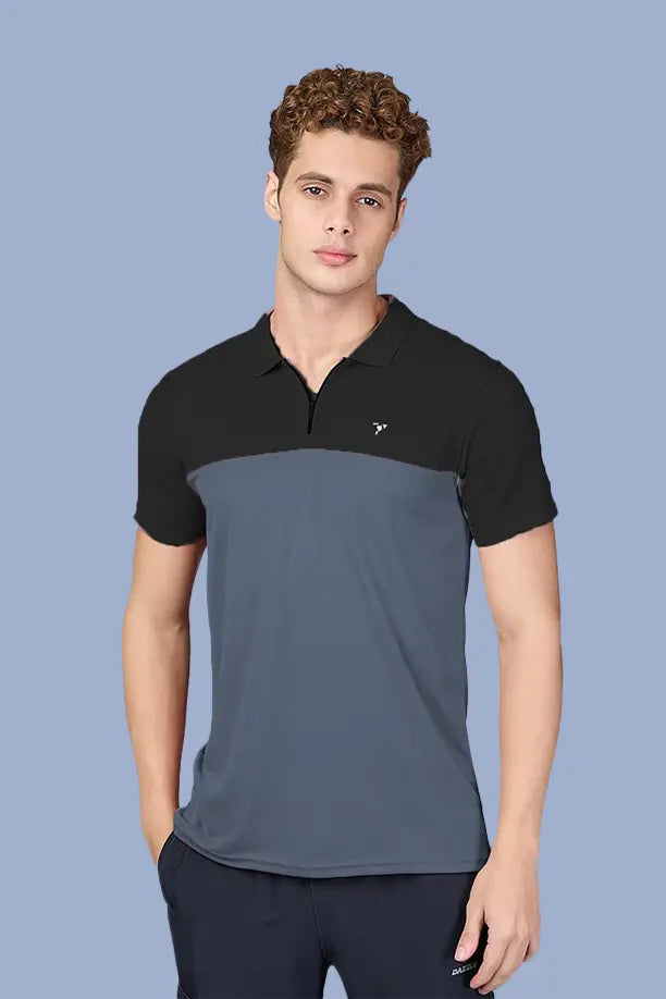 SPRING T SHIRT - BLACK DARKGREY