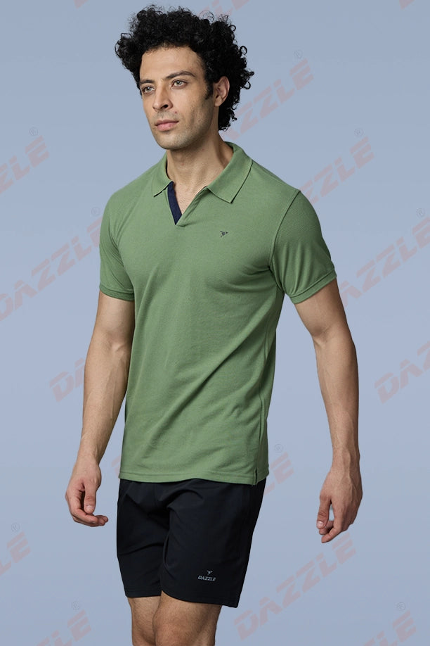 MATTY SLIM FIT T- SHIRT - GREEN