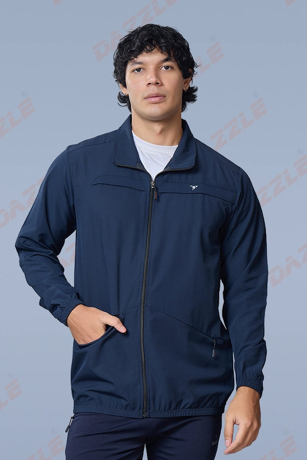 RACE JACKET - NAVY BLUE