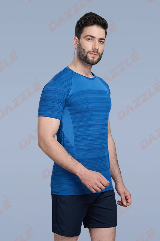 CRAZY FANCY ROUND NECK T-SHIRT - AIR FORCE