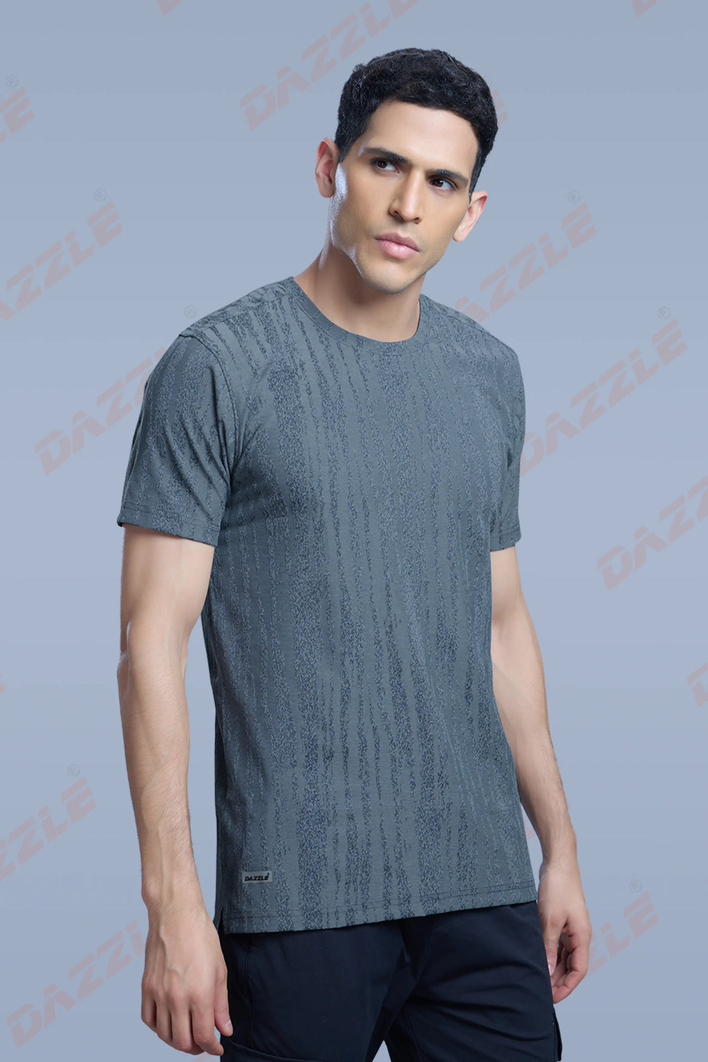 GRACE T SHIRT- BLUE GREY