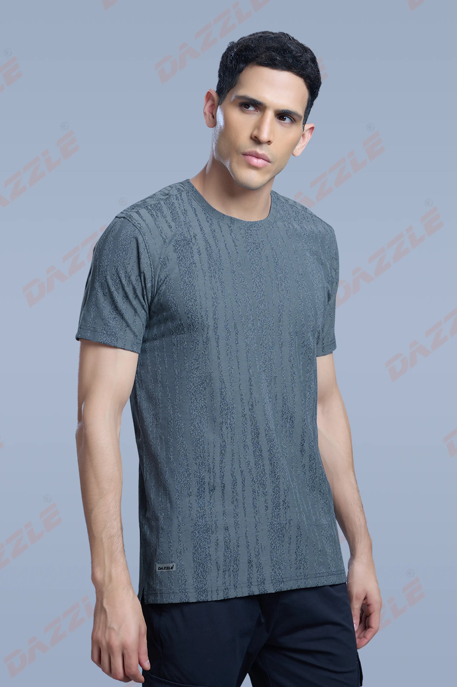 GRACE T SHIRT- BLUE GREY