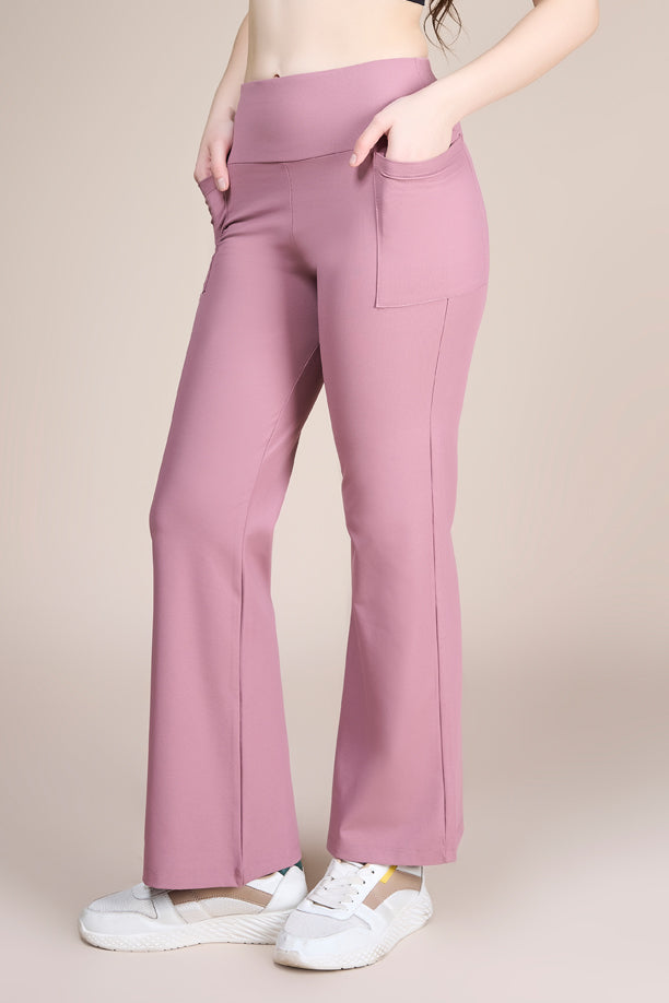 Women Stretch Flare Pants with QUADREX