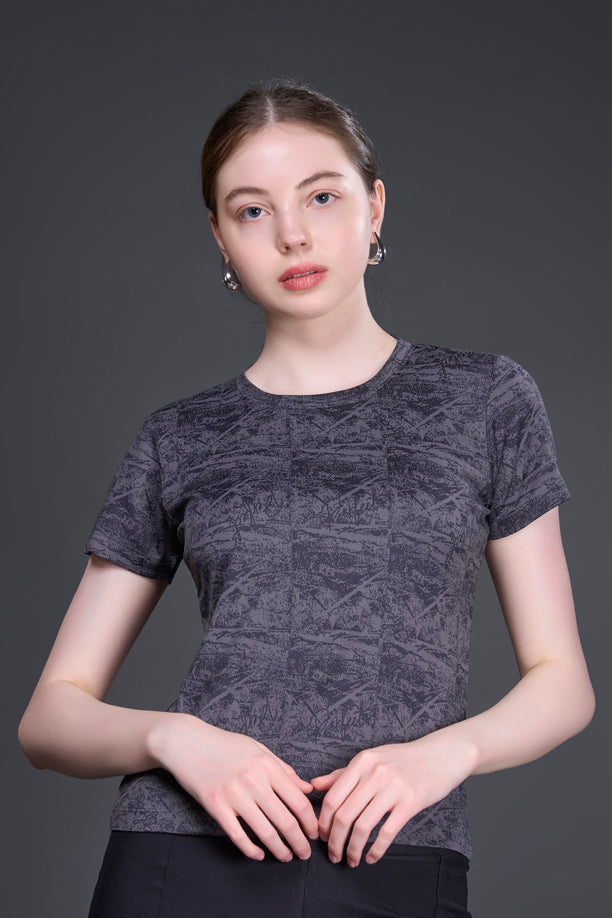 Women Slim Fit Sports T-shirt with COOLEX
