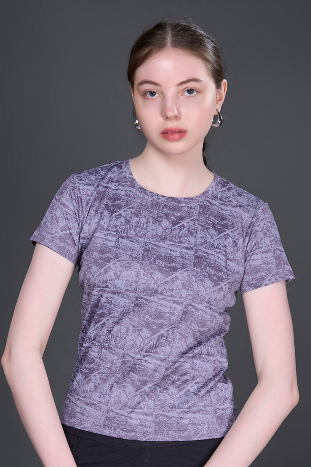 Women Slim Fit Sports T-shirt with COOLEX