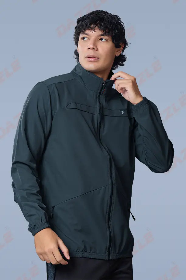 RACE JACKET - BOTTLE GREEN