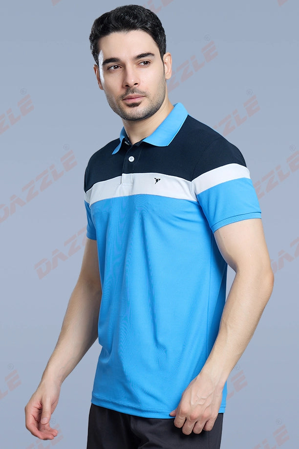 CRAZY MATTY TRENDY T-SHIRT - SKY BLUE