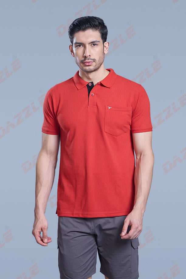 MATTY COMFORT T-SHIRT- BRICK RED