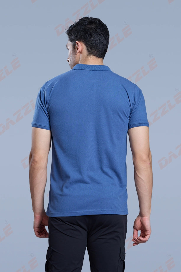 MATTY COMFORT T-SHIRT- BLUE GREY