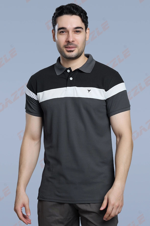 CRAZY MATTY TRENDY T-SHIRT - DARKGREY